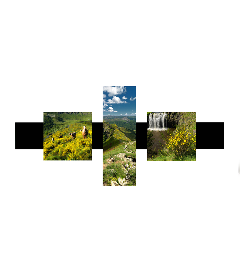 Composición panorámica de tres fotografías Laminamarc Beta 3